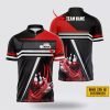 Customized Name And Team Flaming Magma Bowling Pins Multicolor Option Jersey Shirt – Gift For Bowling Enthusiasts