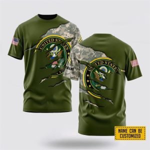 Customized US Army 3D T Shirt –&hellip;