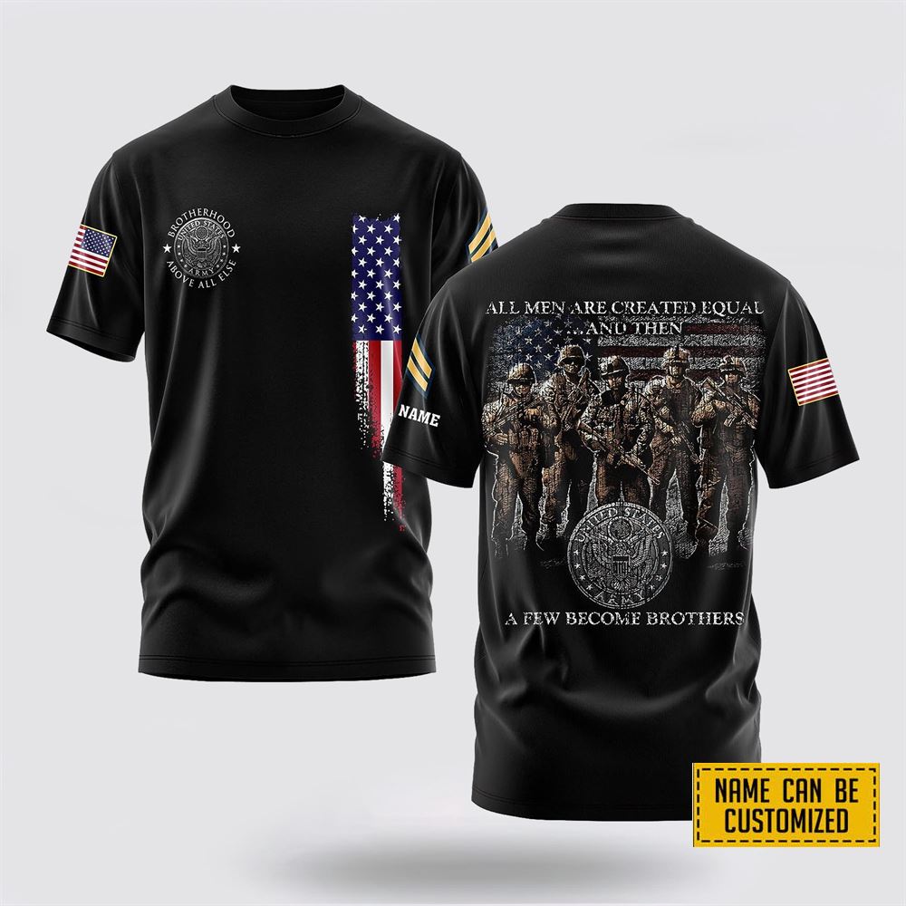 Customized US Army 3D T Shirt – Gifts For Soldiers