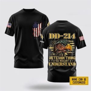 Customized US Army 3D T Shirt DD-214&hellip;