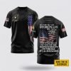 Customized US Army 3D T Shirt Desert Storm Proud to Have Served – For Military Personnel