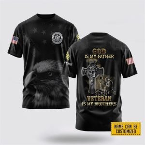 Customized US Army 3D T Shirt God&hellip;