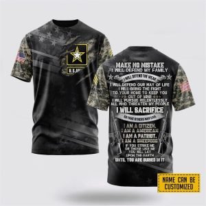 Customized US Army 3D T Shirt I&hellip;