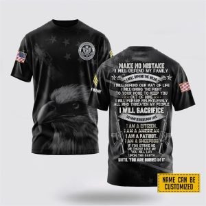 Customized US Army 3D T Shirt I&hellip;