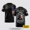 Customized US Army 3D T Shirt I Once Took A Solemn Oath – For Military Personnel