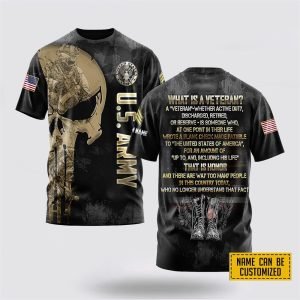 Customized US Army 3D T Shirt What&hellip;