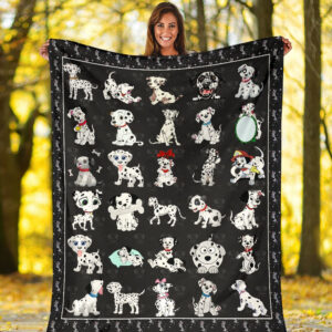 Cute Dalmatian Fleece Throw Blanket – Pendleton&hellip;