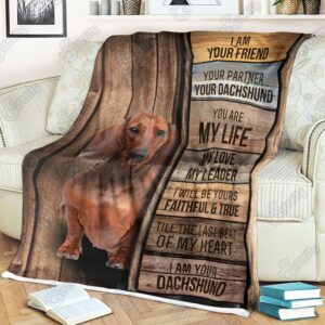 Dachshund – I Am Your Friend Blanket&hellip;