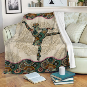 Dance Vt Vintage Mandala Fleece Throw Blanket&hellip;