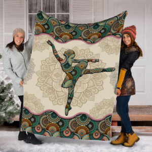 Dance Vt Vintage Mandala Fleece Throw Blanket&hellip;