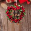 Dobermann-Christmas Tree&Dog Hanging Christmas Plastic Hanging Ornament – Dog Memorial Gift
