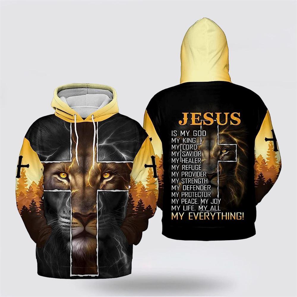Easter Jesus All Over Print 3D Hoodie For Women Men – Gifts For Christians