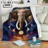 Elephant Face Shape Fleece Throw Blanket – Soft And Cozy Blanket – Best Weighted Blanket For Adults