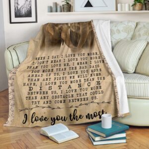 Elephant I Love You The Most Fleece&hellip;