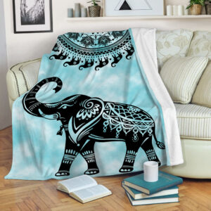 Elephant Indian Fleece Throw Blanket – Throw&hellip;