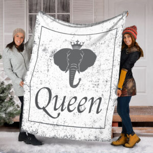 Elephant Queen Fleece Throw Blanket – Throw&hellip;