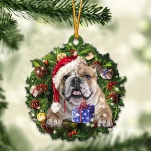 English Bulldog And Christmas Gift For Her&hellip;