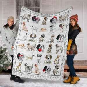 English Setter Fleece Throw Blanket - Pendleton Sherpa Fleece Blanket - Gifts For Dog Lover