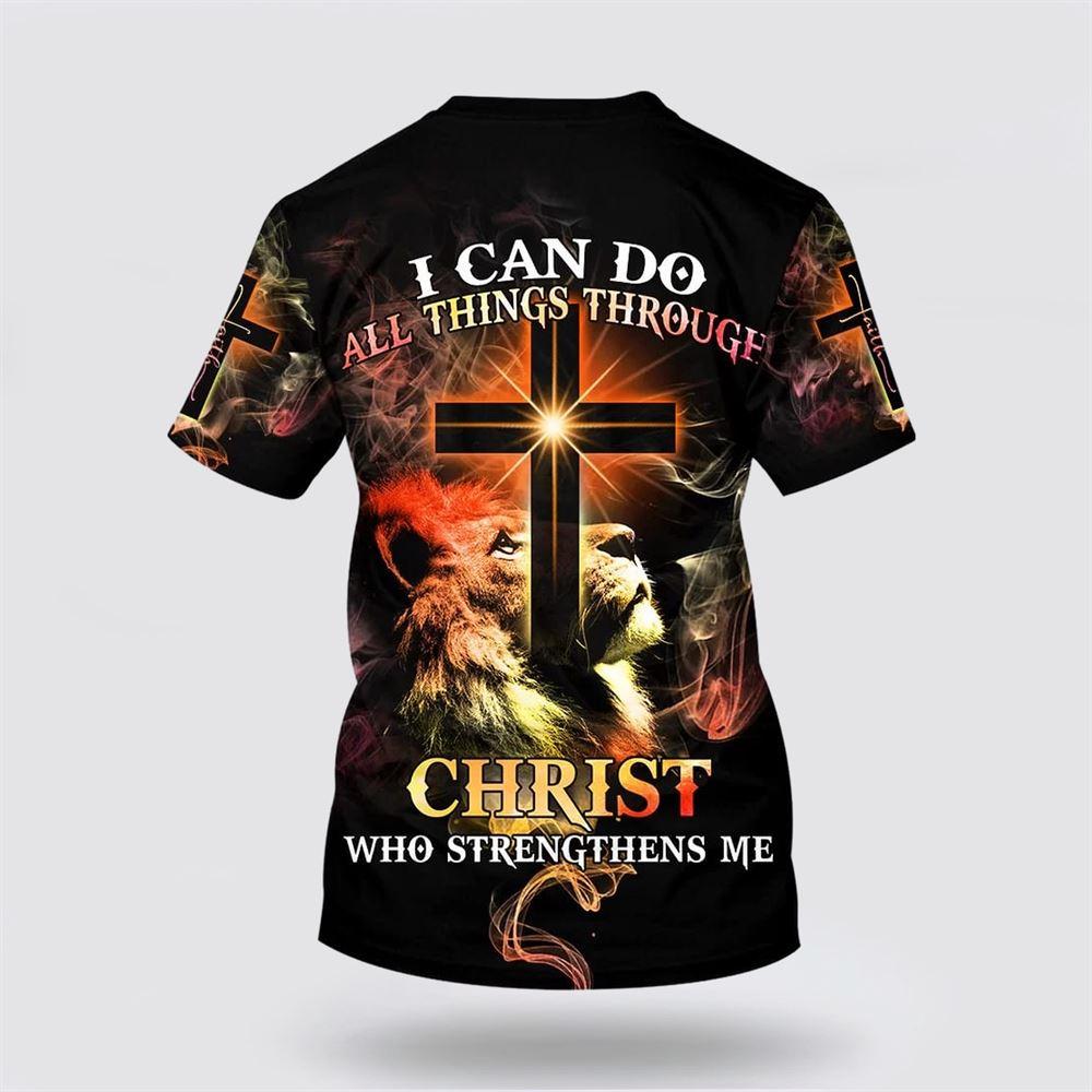 Faith Hope And Love I Can Do All Things Through Christ All Over Print 3D T Shirt – Gifts For Jesus Lovers