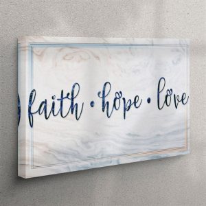 Faith Hope Love Canvas Wall Art –&hellip;