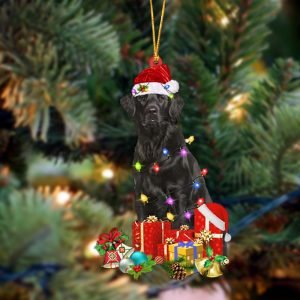 Flat Coated Retriever-Dog Be Christmas Tree Hanging&hellip;