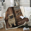 Fleece Throw Blanket – Pendleton Sherpa Fleece Blanket – Gifts For Dog Lover