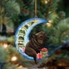 French Bulldog Santa & Dog Hanging Christmas Plastic Hanging Ornament – Gifts For Dog Lovers
