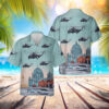 Northrop Xb-35 Flying Wing Hawaiian Shirt – Beachwear For Men – Best Hawaiian Shirts