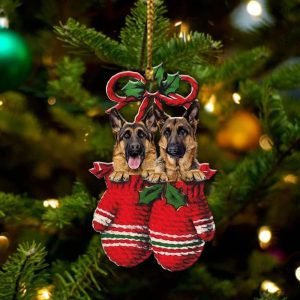 German Shepherd Inside Your Gloves Christmas Holiday-Two&hellip;