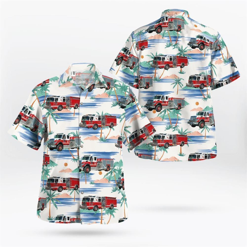 Gilford, Belknap County, New Hampshire, Gilford Fire Rescue Hawaiian Shirt – Gifts For Firefighters In Gilford, NH