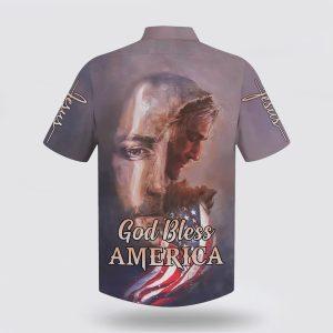 God Bless America Jesus Face Hawaiian Shirts Gifts For People Who Love Jesus 2 dabbur.jpg