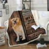 German Shepherd Sleepy  Fleece Throw Blanket – Pendleton Sherpa Fleece Blanket – Gifts For Dog Lover