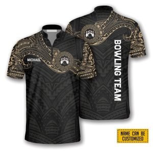 Golden Tribal Tattoo Bowling Personalized Names And&hellip;