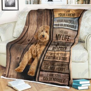 Goldendoodle – I Am Your Friend Blanket&hellip;
