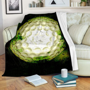 Golf Ball Art Fleece Throw Blanket –&hellip;