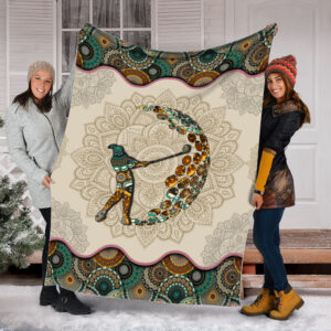 Golf Vintage Mandala Fleece Throw Blanket –&hellip;
