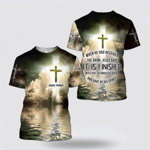 Good Friday When He Had Received The&hellip;