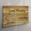 Good Days Start With Coffee And Jesus Canvas Wall Art Print – Christian Wall Art Canvas