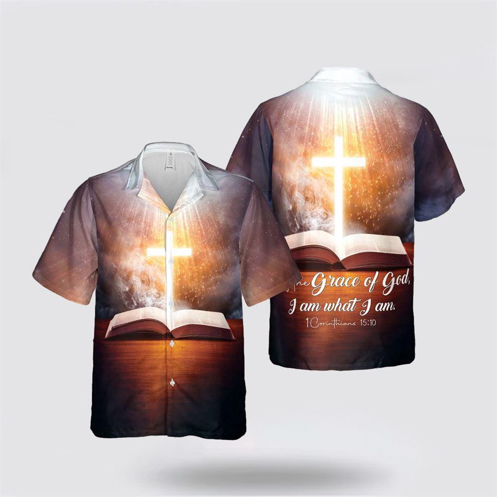 Grace Of God I Am What I Am Hawaiian Shirts – Gifts For Christians