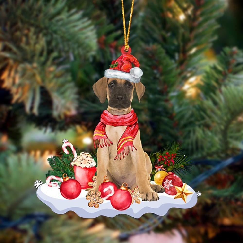 Great Dane Better Christmas Hanging Christmas Plastic Hanging Ornament – Holiday Ornaments Great Dane Better Christmas Hanging Christmas Plastic Hanging Ornament – Holiday Ornaments