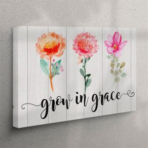 Grow In Grace Canvas Wall Art –&hellip;