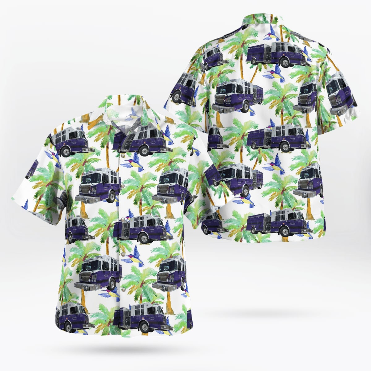 Hannibal, NY, Hannibal Fire Company Hawaiian Shirt – Gifts For Firefighters In Hannibal, NY