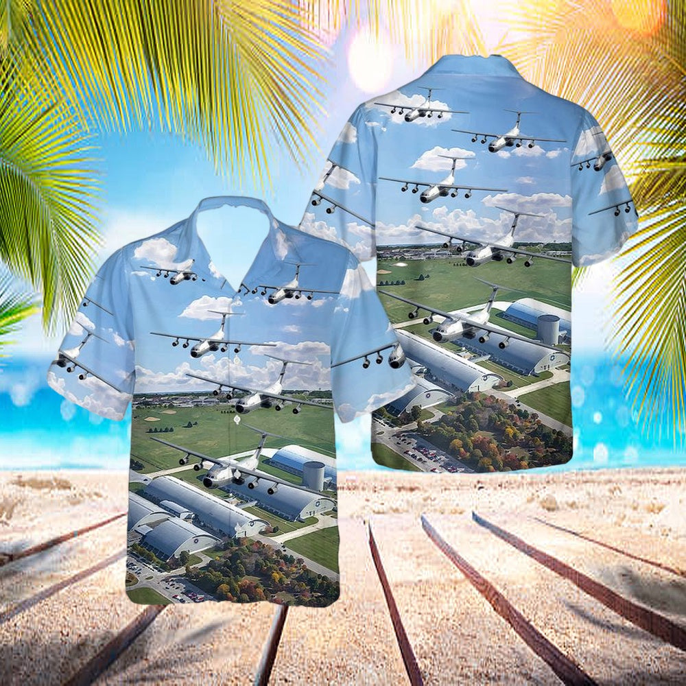 Hanoi Taxi Flying Over National Museum Of The United States Air Force Hawaiian Shirt – Beachwear For Men – Best Hawaiian Shirts