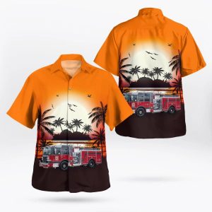 Harrison, NJ, Harrison Fire Department Hawaiian Shirt&hellip;