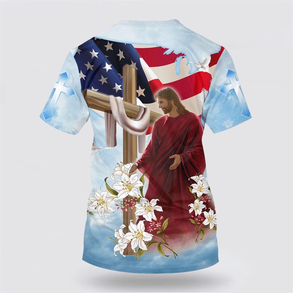 He Is Risen Jesus All Over Print 3D T Shirt For Men And Women – Gifts For Jesus Lovers