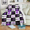 Epilepsy Pattern Caro Fleece Throw Blanket – Sherpa Fleece Blanket – Weighted Blanket To Sleep