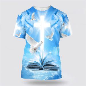Holy Spirit Dove Cross All Over Print&hellip;