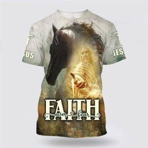 Horse Jesus Hands Reaching Out Shirts Faith&hellip;