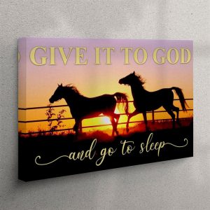 Horses Sunset – Give It To God&hellip;