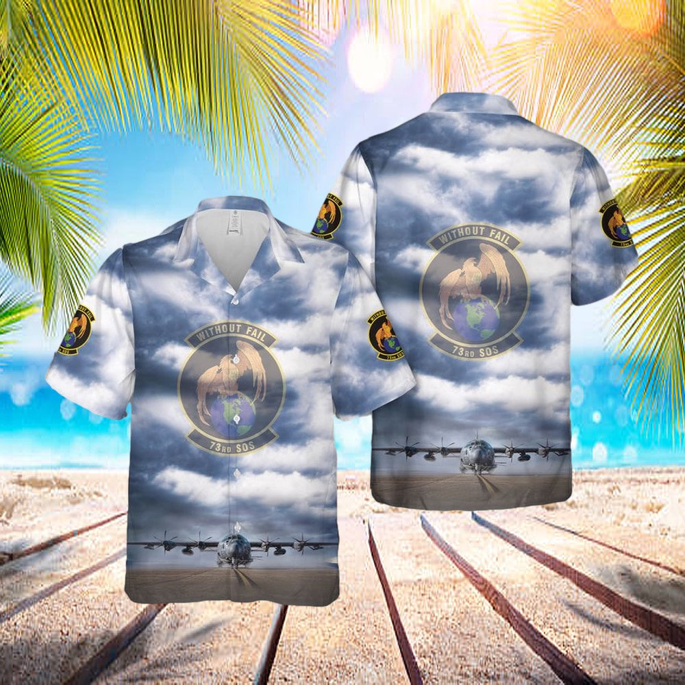 Hurlburt Field, Florida, Us Air Force 73rd Special Operations Squadron Ac-130j Ghostrider Hawaiian Shirt – Hawaiian Outfit For Men